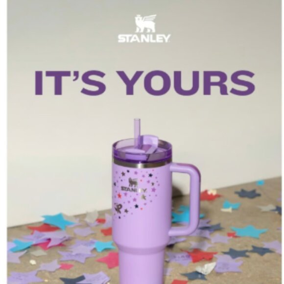 Brand New Stanley Olivia Rodrigo Purple Quencher H2.0 FlowState Tumbler | 40 OZ - Picture 1 of 6